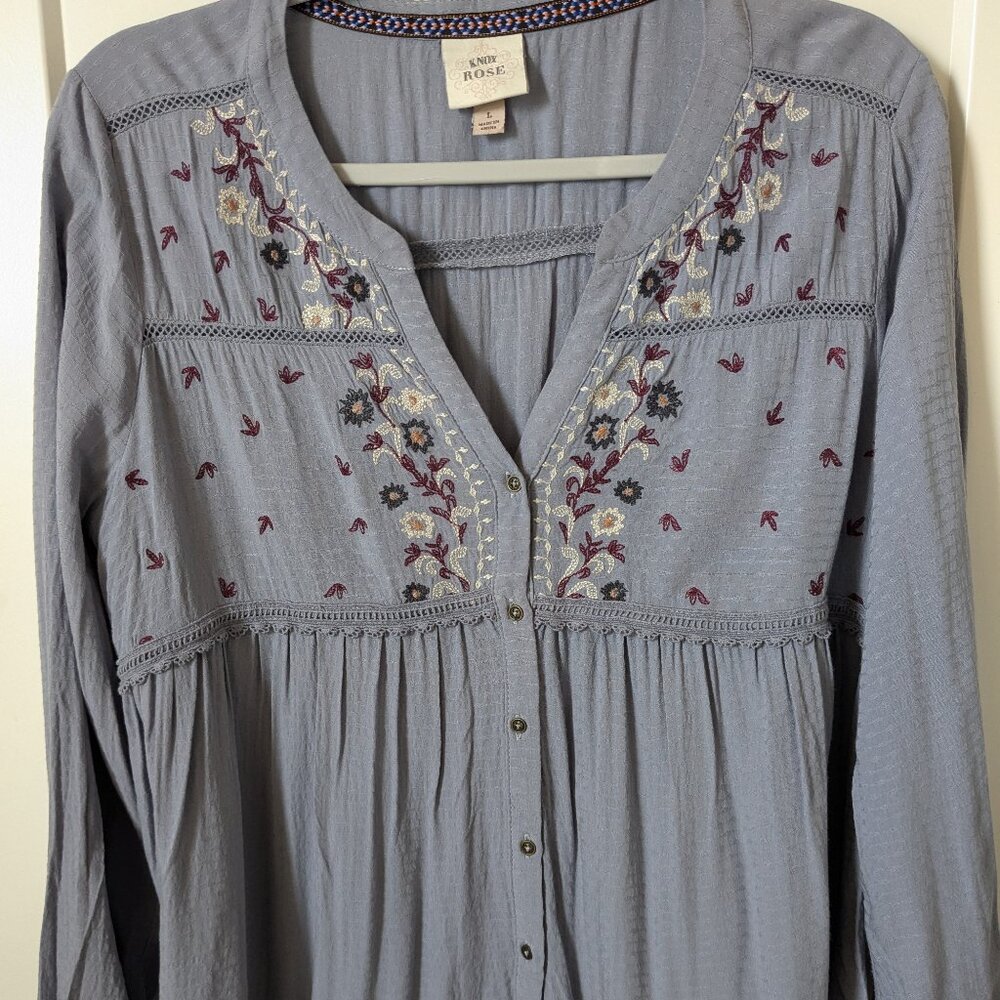 Flowy Button-Up Blouse